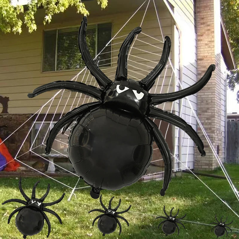 Large Spider Foil Balloons Halloween Decorative Item