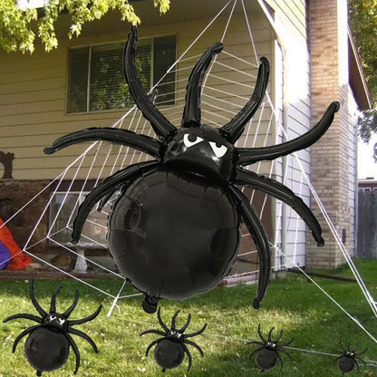 Large Spider Foil Balloons Halloween Decorative Item