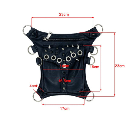 Steampunk Retro Gothic Fanny Waist Rock Thigh Rivet Pack Vintage Bag