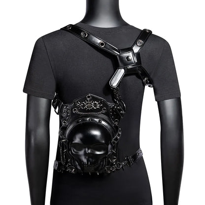 Steampunk Leg Gothic Waist Retro Vintage Fanny Rivet Rock Thigh Bag