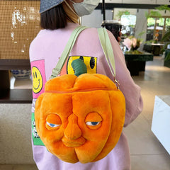 Kawaii Ghost Pumpkin Plush Halloween Decorative Item