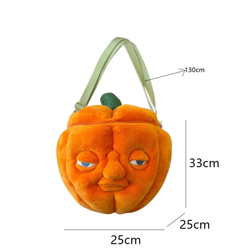 Kawaii Ghost Pumpkin Plush Halloween Decorative Item