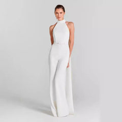 Backless Jumpsuit Cocktail Host Annual Meeting Performance