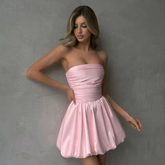 Cleo Mini Dress-Pink
