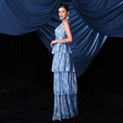 Sleeveless Elegant V neck Long Sequined Cocktail Sequined Evening Dress Bridesmaid