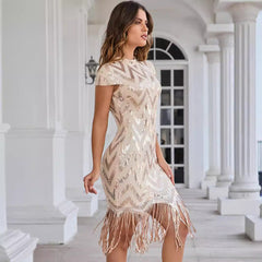 Tassel Sequ Dress Popular Dress