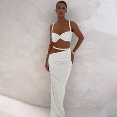 Makoko Co-Ord set - White