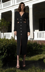 White French Slimming High Grade Retro Dress Knitted Slim Fit Wear Summer