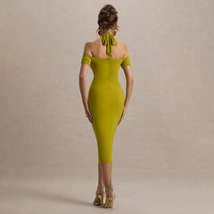 Mella Midi Dress - Green