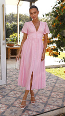 Lyara Midi Dress - Pink