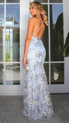 Sleeveless Camisole Gown Split Dress Party Dress