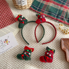 Christmas Cute Cartoon Plush Hair Accessory