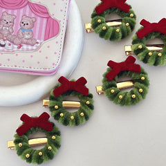 Whimsical Ribbon Bow Festive Hair Accessory