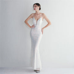 Liana Formal Sequin Charming Scroll Mermaid Dress S.o. Long Dresses