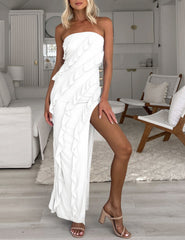 Azrim Maxi Dress - White