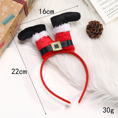 Christmas Cartoon Elf Hat Kids Adult Party Hair Accessory