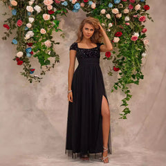 Lace Dress Bridesmaid Evening Dress