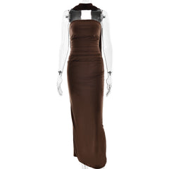 Amour Maxi Dress - Brown