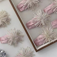 Glitter Beaded Fringe Firework Hair Accessory