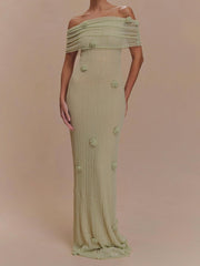 Orchid Knit Maxi Dress