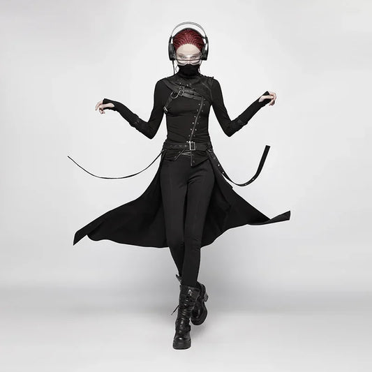Women's Streetwear Post Daily Personality Half Stage Harajuku Apocalyptic Perform Black Skirt