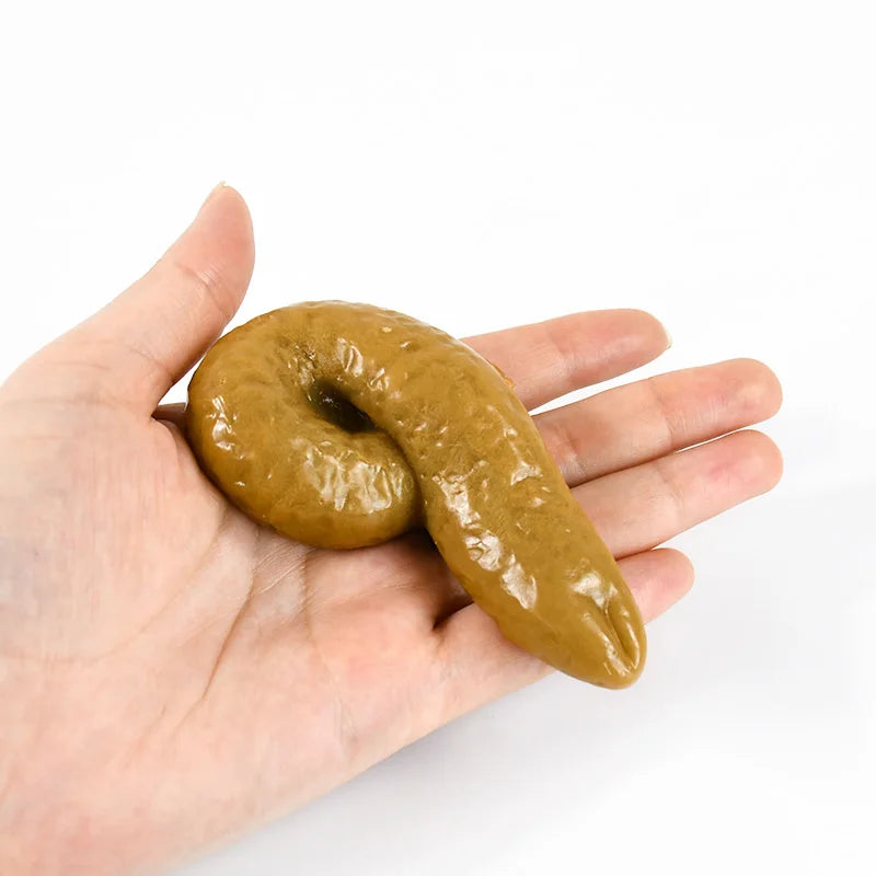 Realistic Funny Squishy Poop Toy Halloween Decorative Item