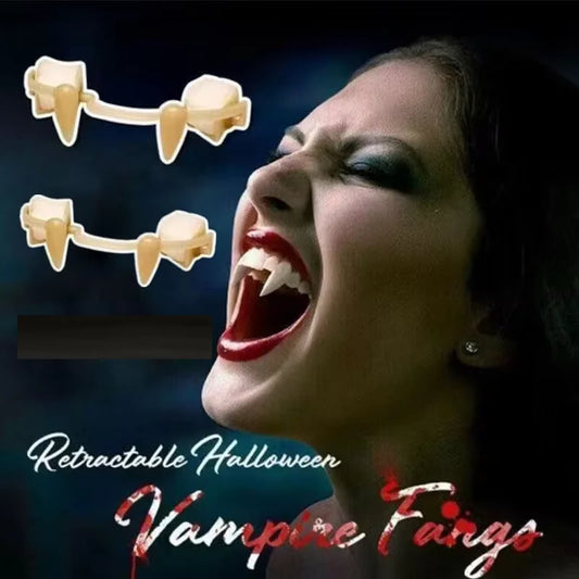 Halloween Cosplay Retractable Vampire Zombie Teeth Decorative Item