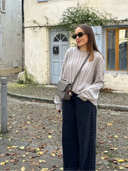 Warm Thick Round Neck Pullover Sweater
