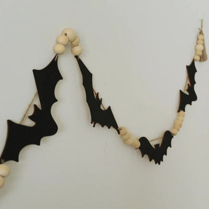 Spooky Autumn Wall Hanging Banner Halloween Decorative Item