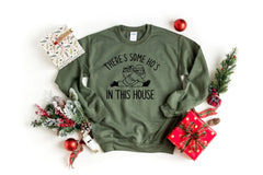 Someone Hos House Slogan Vintage Comfort Holiday Girl Christmas Hoodie Hoodies-L