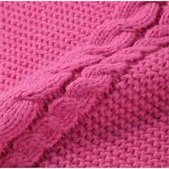 Loose Twist Knitted Sweater Pullover Women Oversize O-neck Long Batwing Sleeve Female Pullovers 2025 Autumn Winter Lady Sweaters