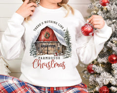 Hot Sale Retro Farm Girl Gift Xmas Female Christmas Hoodie Hoodies-L