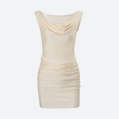 Satin Bodycon Mini Dress