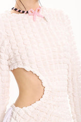 Soft Girl Cut Out Mini Dress