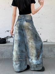 Stitch Baggy Jeans