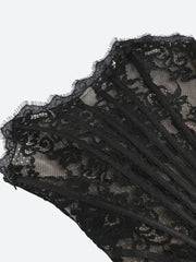 Strapless Lace Mini Dress