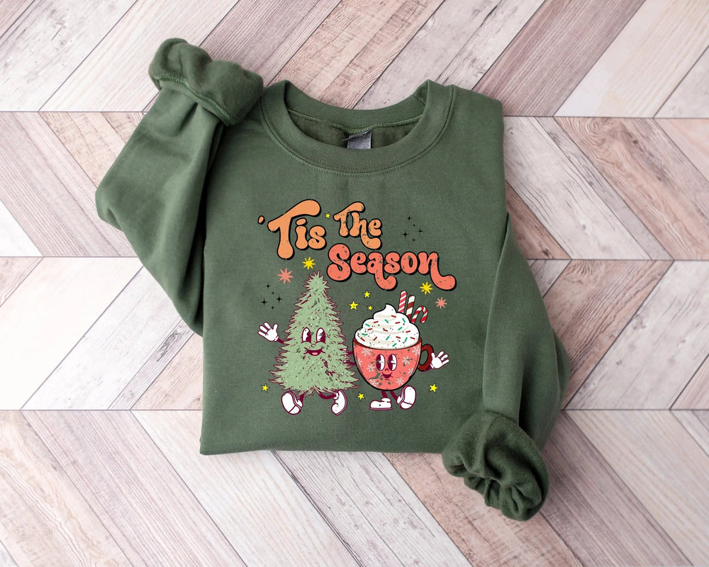 Cute Tree Cups Christmas Hoodie - Popular Gift Green / S Hoodies-L