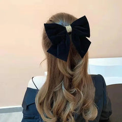 Vintage Black Wine Red Prom Party Christmas Hair Accessory