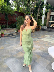Kayla Maxi Dress - Green