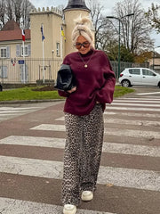 Warm High Neck Retro Sweater