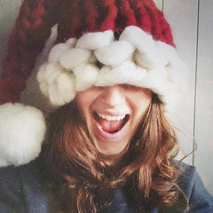 Knit Wool Christmas Party Hat - Warm Fashion For Home And Outdoor Hat-L