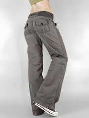 Y2K Low Waist Drawstring Pants