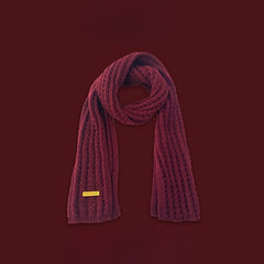 Reversible Solid Christmas Scarf