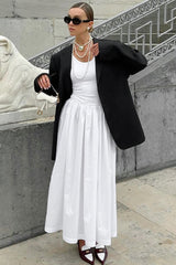 Knit U-Neck Maxi Dress