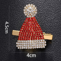 Rhinestone Reindeer Bow Festive Hair Accessory