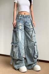 Design Detail Wide Leg Jean