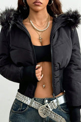 Slim Padded Zip Coat