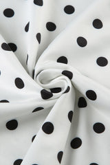 Polka Dot A-Line Strap Mini Dress