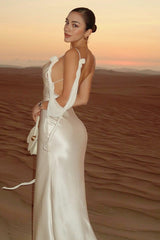 Chic Satin Maxi Slip Dress