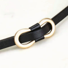Slim Chic Leather Waist Belt